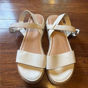 A New Day Cream Sandals with Sleek Design
